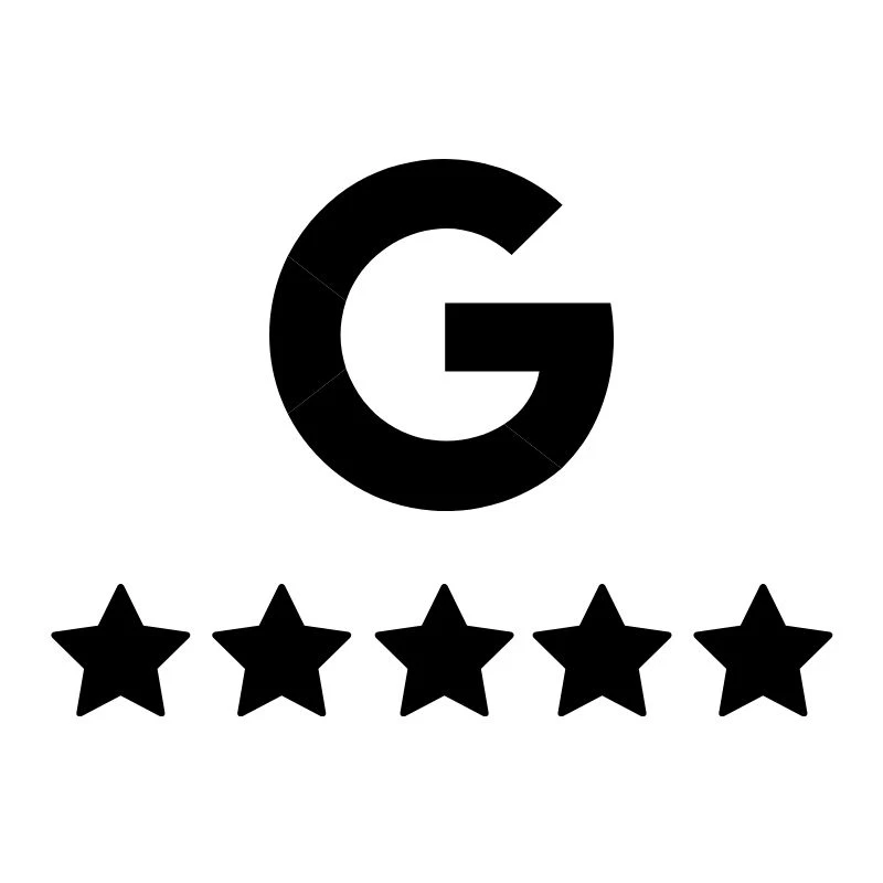 Five Star Reviews on Google